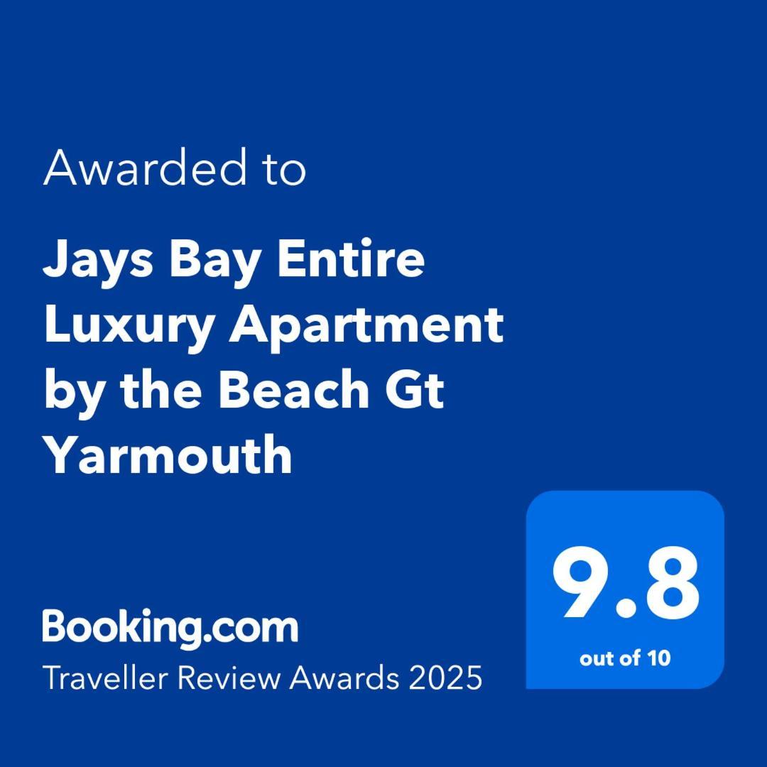 Jays Bay Entire Luxury Apartment By The Beach Gt Yarmouth เกรทยาร์มัธ ภายนอก รูปภาพ